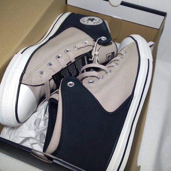 Converse CTAS High Street Mid Top Shoes Papyrus Black A14294C Mens Size 11.5 NEW - Picture 11 of 12
